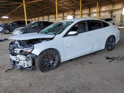 Carros salvage a la venta en subasta: 2018 Chevrolet Malibu LT