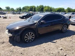 Acura Vehiculos salvage en venta: 2015 Acura TLX Tech