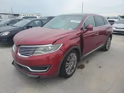 Lincoln mkx salvage cars for sale: 2016 Lincoln MKX Reserve