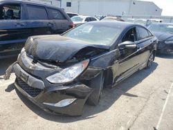 Salvage cars for sale at Vallejo, CA auction: 2015 Hyundai Sonata Hybrid