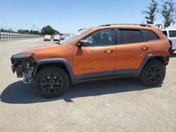 Jeep salvage cars for sale: 2014 Jeep Cherokee Trailhawk