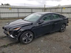 Salvage cars for sale from Copart Arlington, WA: 2021 Hyundai Elantra Limited