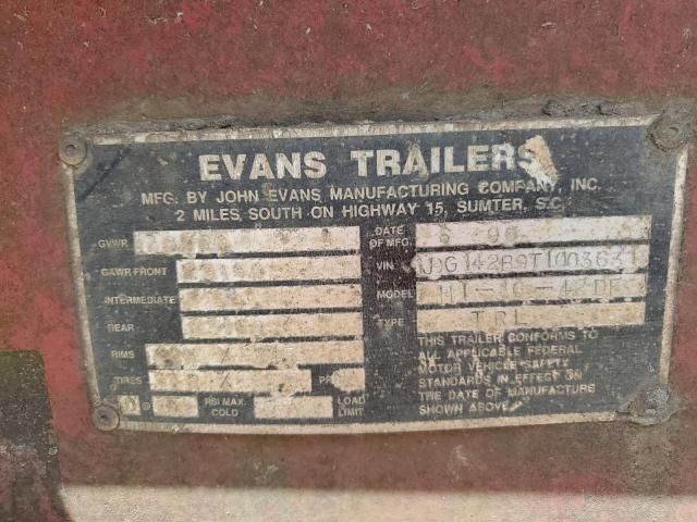 1996 Evans Trailer