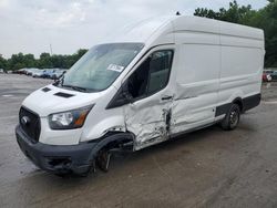 Salvage trucks for sale at Ellwood City, PA auction: 2022 Ford Transit T-350