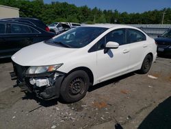 Salvage cars for sale at Exeter, RI auction: 2015 Honda Civic LX