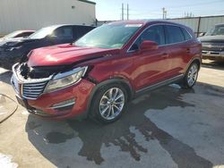 Salvage cars for sale from Copart Haslet, TX: 2017 Lincoln MKC Select