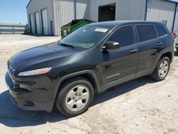 Salvage cars for sale at Tulsa, OK auction: 2014 Jeep Cherokee Sport