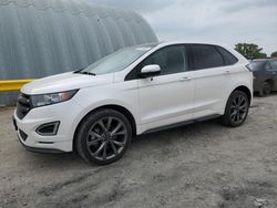 Ford Edge Sport salvage cars for sale: 2017 Ford Edge Sport