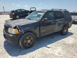 Salvage cars for sale from Copart New Braunfels, TX: 2002 Ford Explorer XLS