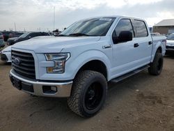 Salvage cars for sale from Copart Brighton, CO: 2016 Ford F150 Supercrew