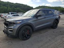 Salvage cars for sale at Ellwood City, PA auction: 2021 Ford Explorer ST