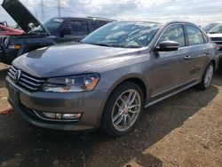 Vehiculos salvage en venta de Copart Elgin, IL: 2015 Volkswagen Passat SE