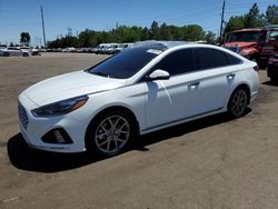 Salvage cars for sale at Denver, CO auction: 2019 Hyundai Sonata Limited Turbo