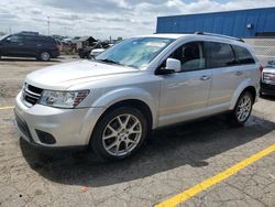 Salvage cars for sale at Woodhaven, MI auction: 2013 Dodge Journey Crew
