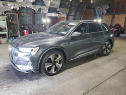 Salvage cars for sale at Albany, NY auction: 2019 Audi E-TRON Prestige