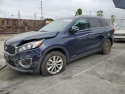 Salvage cars for sale at Wilmington, CA auction: 2018 KIA Sorento LX
