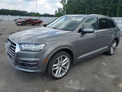 Salvage cars for sale at Dunn, NC auction: 2017 Audi Q7 Prestige