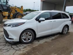 Toyota Sienna salvage cars for sale: 2024 Toyota Sienna Limited