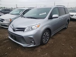 Salvage cars for sale at Elgin, IL auction: 2020 Toyota Sienna XLE