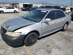 Salvage cars for sale at Sun Valley, CA auction: 2001 Honda Accord EX
