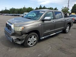 Salvage cars for sale from Copart Denver, CO: 2007 Toyota Tundra Crewmax Limited