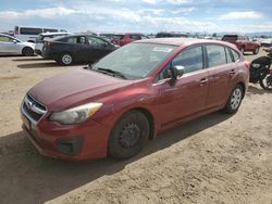 Salvage cars for sale at Brighton, CO auction: 2012 Subaru Impreza