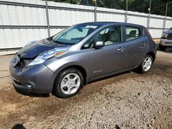 Salvage cars for sale at Austell, GA auction: 2014 Nissan Leaf S