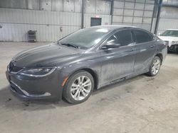 Salvage cars for sale at Des Moines, IA auction: 2015 Chrysler 200 Limited