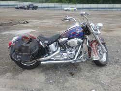 Salvage motorcycles for sale at Lebanon, TN auction: 2005 Harley-Davidson Flstci