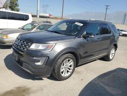 Salvage cars for sale from Copart Rancho Cucamonga, CA: 2017 Ford Explorer XLT