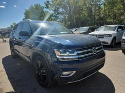 Volkswagen Atlas salvage cars for sale: 2018 Volkswagen Atlas SEL Premium