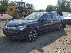 Honda salvage cars for sale: 2017 Honda Accord EX