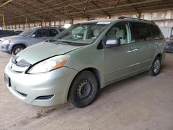 Carros salvage sin ofertas aún a la venta en subasta: 2006 Toyota Sienna CE