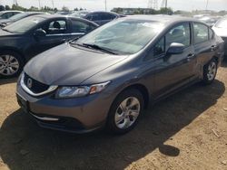 Salvage cars for sale at Elgin, IL auction: 2013 Honda Civic LX