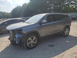 Salvage cars for sale at North Billerica, MA auction: 2018 GMC Terrain SLE