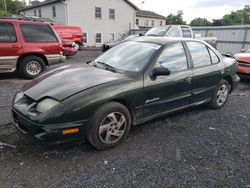 Salvage cars for sale at York Haven, PA auction: 2001 Pontiac Sunfire SE