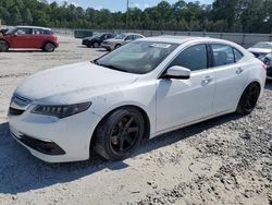 Salvage cars for sale at Ellenwood, GA auction: 2016 Acura TLX