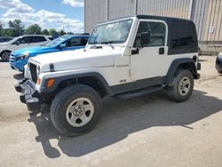 Jeep Wrangler / tj se salvage cars for sale: 2000 Jeep Wrangler / TJ SE