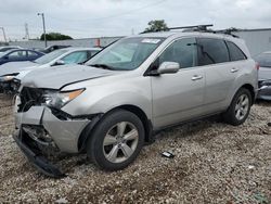 Salvage cars for sale at Franklin, WI auction: 2010 Acura MDX