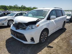 Salvage cars for sale at Des Moines, IA auction: 2019 Toyota Sienna LE