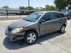 Salvage cars for sale from Copart Sacramento, CA: 2007 Toyota Corolla Matrix XR