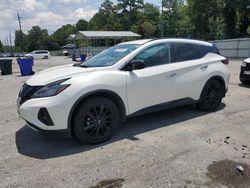 Salvage cars for sale from Copart Savannah, GA: 2022 Nissan Murano SV
