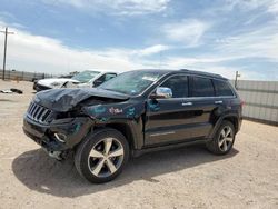 Salvage cars for sale at Andrews, TX auction: 2016 Jeep Grand Cherokee Limited