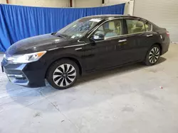 Salvage cars for sale from Copart Hurricane, WV: 2017 Honda Accord Hybrid EXL