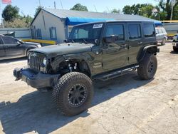 Salvage cars for sale at Wichita, KS auction: 2015 Jeep Wrangler Unlimited Sport