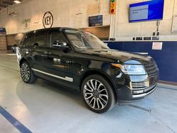 Land Rover Range Rover Autobiography Vehiculos salvage en venta: 2015 Land Rover Range Rover Autobiography