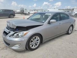 Salvage cars for sale at Houston, TX auction: 2012 Hyundai Genesis 3.8L