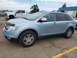 Salvage cars for sale at Woodhaven, MI auction: 2008 Ford Edge SEL