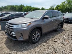 Salvage cars for sale at Chalfont, PA auction: 2019 Toyota Highlander SE