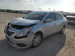 Salvage cars for sale at Houston, TX auction: 2019 Nissan Versa S